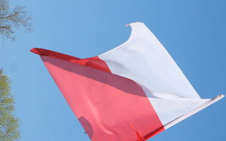 Obraz przedstawiający Dzień Flagi Rzeczypospolitej Polskiej