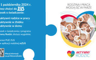 Obraz przedstawiający Od 1 października 2024 r. wchodzą w życie przepisy regulujące pakiet świadczeń programu Aktywny Rodzic dla rodziców dzieci do lat 3
