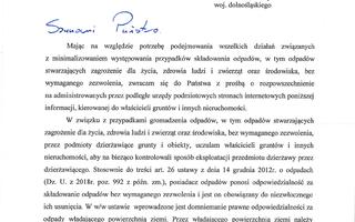 Obraz przedstawiający Informacja Wojewody Dolnośląskiego