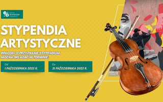 Obraz przedstawiający Stypendia artystyczne – nabór wniosków!