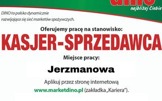 Obraz przedstawiający Oferta pracy! Kasjer-sprzedawca w Dino