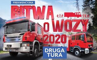 Obraz przedstawiający Wóz strażacki za frekwencję!