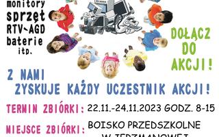 Obraz przedstawiający Przyłączcie się do akcji „Wszystkie dzieci zbierają elektrośmieci” !!!