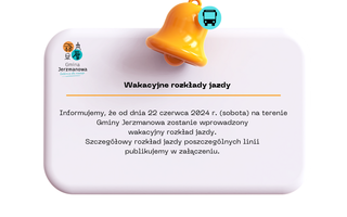 Obraz przedstawiający Wakacyjne rozkłady jazdy