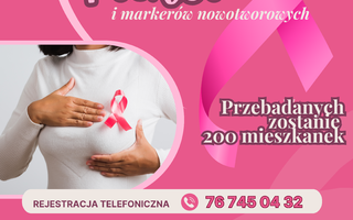 Zapraszamy do udziału w programie profilaktycznym – badania USG piersi i markerów nowotworowych