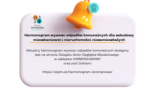 Obraz przedstawiający Aktualny harmonogram wywozu odpadów komunalnych dla zabudowy mieszkaniowej i nieruchomości niezamieszkałych
