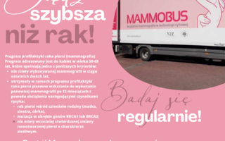 Obraz przedstawiający Postój Mammobusa w Jerzmanowej 21 maja 2023 r.  w godzinach  9:00 - 15:00