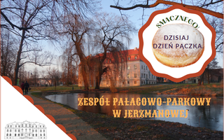 Obraz przedstawiający Tłusty czwartek  24 lutego TO DZIEŃ , W KTÓRYM ZAJADAMY SIĘ PĄCZKAMI