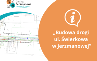 Sporządzamy dokumentację projektowo-kosztorysową dla zadania pn. „Budowa drogi ul. Świerkowa w Jerzmanowej”