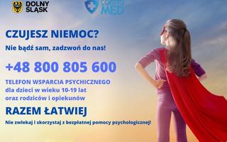 Obraz przedstawiający Ruszył Program polityki zdrowotnej w zakresie profilaktyki zaburzeń psychicznych, w tym depresji oraz zapobiegania samobójstwom dla dzieci i młodzieży na terenie Województwa Dolnośląskiego na lata 2023 - 2025