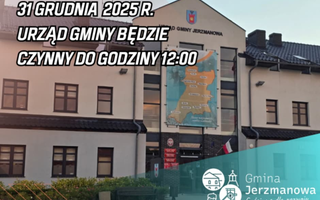 Skrócony czas pracy Urzędu Gminy w dniu 31 grudnia