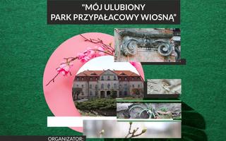 Obraz przedstawiający Mój ulubiony park przypałacowy wiosną