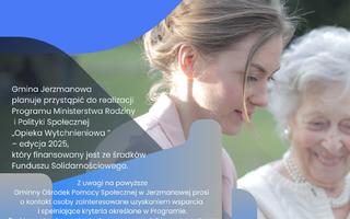 Obraz przedstawiający Diagnoza potrzeb – Opieka wytchnieniowa edycja 2025