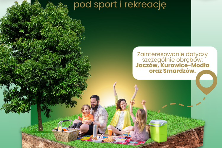 Gmina Jerzmanowa poszukuje działek pod tereny sportowo-rekreacyjne