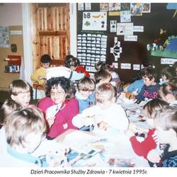 Obraz przedstawiający Pierwsze Przedszkole w Jerzmanowej