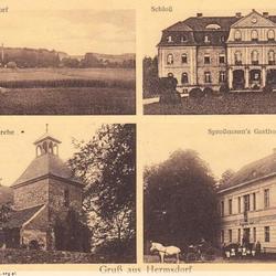 Obraz przedstawiający Historia pałacu w Jerzmanowej zapisana na pocztówkach